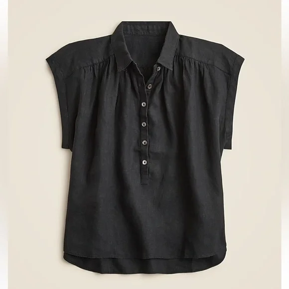 NWT J.Crew New Capitaine shirt in Baird McNutt Irish linen (size small) - Picture 4 of 6